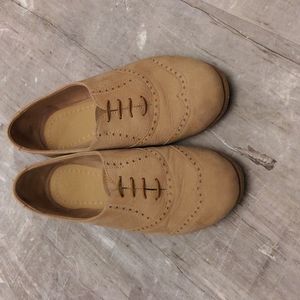 Poppy barley Leather oxford flats size 8